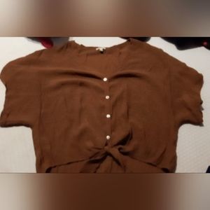 Brown blouse